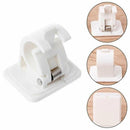 Hooks Fixed Clip Hanging Rod Holder Hanging Rack Curtain Rod Clip Towel Holder