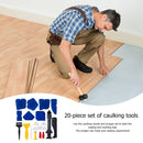 20 in 1 Caulk Nozzle Scraper Set Sealant Angle Scraper Grout Caulking Tools