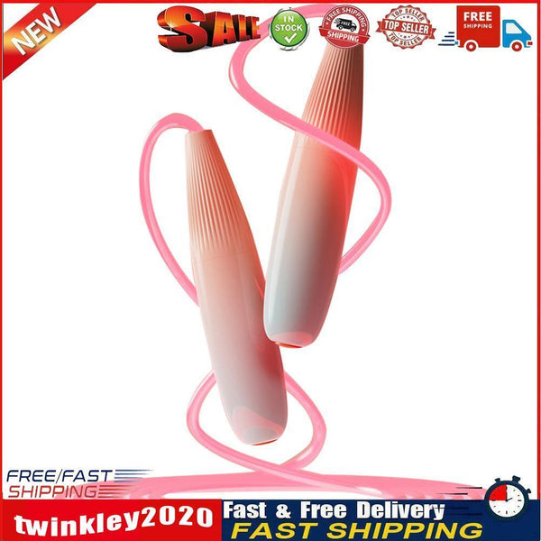 Children Skipping Ropes Exercise Fitness Sports Luminous Jump Rope (Pink) Newly