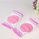 Crawling Elbow Cushion Infants Toddlers Baby Knee Pads Protector Pink