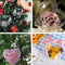 5X Christmas Tree Decor Transparent Ball Baubles Ornaments Ball DIY Xmas N0O3
