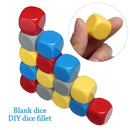 Gift Entertainment Polyhedral Blank Dices Colord Board Game Accessory Dice Set