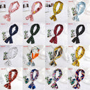 Gifts Elegant Hair Tie Band Women Head Neck Silk Feel Satin Neck Scarf Long