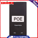48V 0.5A 24W Desktop POE Power Injector Ethernet Adapter Surveillance CCTV