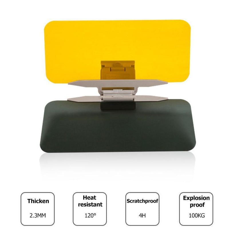 1989candy 2-in-1 Car Sunscreen, HD Glare Protector, Glare Free, UV Blocker, Day/N