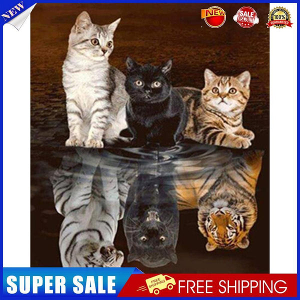 Cat Maps Out Tiger 40X50cm Oil Paint By Numbers Picture DIY Painting Crafts