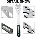 Bicycle Foot Pedal Wrench Spanner Alloy Steel Long Handle Bikes Repair Tool_