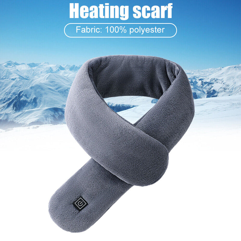 #A Electric Heated Scarf Waterproof Neck Warmer USB for Cycling Camping for Outd