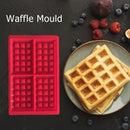 Silicone Waffle Mold Non-stick Waffle Baker Kitchen Bakeware Tool Oven (B)