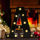 Letters LED Night Lights Alphabet Symbol Sign Lamp Home Wedding Decor (A) Newly