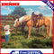 Frameless Oil Paint By Numbers DIY Feeding Horse Girl Picture Craft Kit for Home