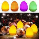 12pcs LED Simulation Egg Lighting Happy Easter Candle Christmas Wedding Decor
