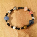 MINIVERSE BRACELET Planets Solar System Stone Gift R2Q4 F9P1 Bangle Stretch U2L3