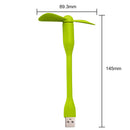 Cooling Mobile Phone Mini USB Fan for Power Bank Notebook Computer (Green) Newly