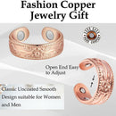 Flower Magnetic Rings Adjustable Open Ring Women Minimalist Health Energy Rings