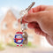 Christmas 5D Diamond Painting Special Shape Drilling Keychain Kits (T-10) Newly