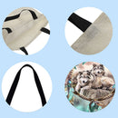 Wolf dream catcher Printed Shoulder Shopping Bag Casual Large Tote Handbag