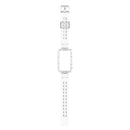 TPU Transparent Strap for HUAWEI HONOR Band 6 Soft Wristband Belt (White) Newly