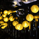 LED Solar String Light Outdoor Hanging Lantern Fairy Lamp Garden Decor (B) Newly