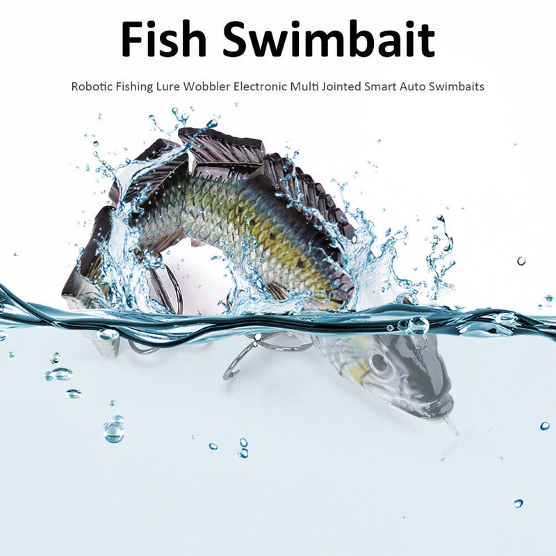 Smart Electronic Artificial Bait Wobbler Fish Auto Swimming Robotic Fishing Lure