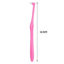 Orthodontic Interdental Brush Cleaning Soft Toothbrush Oral Care (Pink)