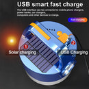 #A Solar Camping Light Flashlight Power Display 3 Modes Lighting Tent Lanterns