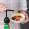 Syrup Vinegar Bottle Pressure Nozzle Household Oyster Sauce Pump (Black)