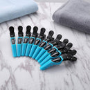 10pcs Durable Hairpins Duckbill Positioning Hairpin DIY Salon Tool (Blue)