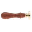 Copper Head Stamp DIY Paint Wax Envelope Sealing Seal with Wood Handle(m008