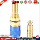 Water Cooled Gas Adapter M10 MIG TIG Welding Torch Hose Connector (Blue) Newly