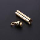 Mini Brass EDC Survival Waterproof Pills Case Medicine Box Container Newly