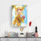 Partial Special Shape Diamond Painting Woman on Moon Art Picture (YX200)