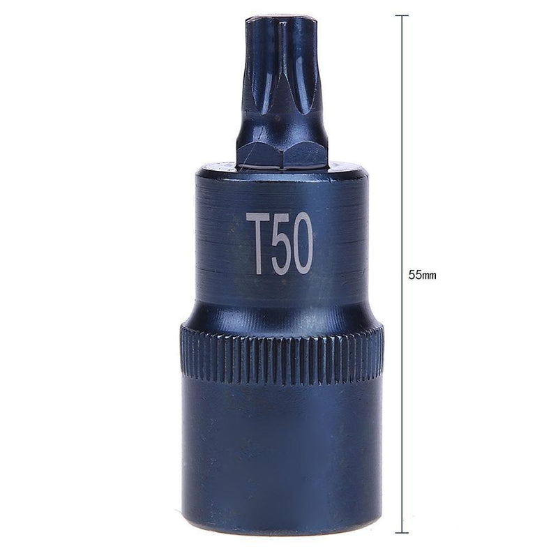 1/2 inch Torx Screwdriver Socket Bits Adapter Drive Socket Hand Tool(T50) Newly