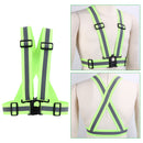 Reflective Running Vest Safety Gear Stay Visible & Safe Adjustable Ultralight