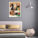 5D DIY Diamond Painting Kits Animal Full Round Drill Wall Decor Art Decoration
