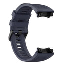 Silicone Watchband with Tools Watch Strap for Amazfit T-Rex 2 A2169 (Dark Blue)