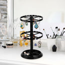 Rotating Organizer Plastic Jewelry Display Stand Rack Jewelry Dish Storage Shelf