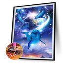 DIY Full Drill Round Diamond Painting Nature Animals Full Drill for Wall Craf