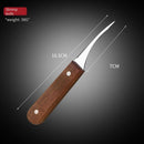 5pcs Stainless Steel Shrimp Line Tool Practical Seafood Tool (A)