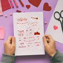 Christmas Cutting Dies Mold Silicone Transparent Seal Stamp DIY Photo Album Tool