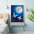 5D DIY Landscape under the moon Full Round Drill Diamond Painting Newly
