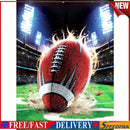 5D DIY Diamond Painting Kits Rugby Full Round Drill Wall Decor Art Crafts