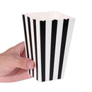 12pcs Favor Candy Treat Popcorn Boxes for Wedding Party Supply(Black) Newly