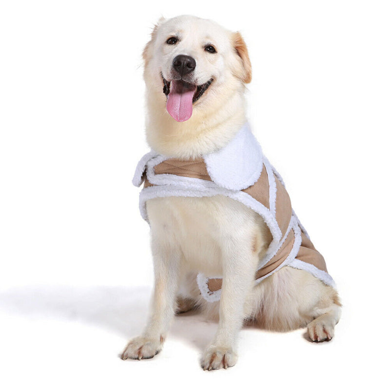 Winter Pet Clothing Dogs Warm Thicken Clothes Puppy Large Jackets (L) Newly