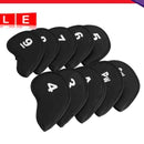 10PCS Golf Club Head Covers Iron Putter Protective Head Cover Putter Headcover