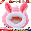 Pet Sleeping House Warm Hamster Puppy Kitten Bed Soft Nest Kennel (Pink) Newly