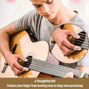 5xSoft Silicone Fingertip Protector Finger Guards Sleeves Cots Guitar Y6D5