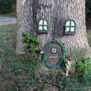 Mini Creative Cute Garden Ornaments Fairy Window Door Figures Glow in Dark