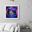 DIY Diamond Painting Full Round Drill Colored mushroomsof Rhinestone