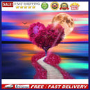 5D Round Drill Diamond Painting Kit DIY Heart Tree Mosaic Drawing Home Deco